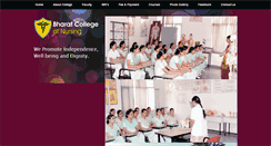 Desktop Screenshot of bharatcollegeofnursing.com